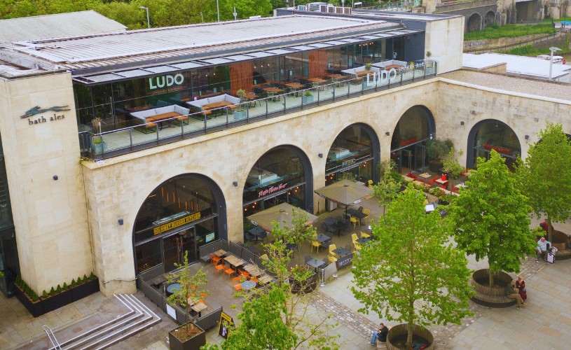 Terrace at Ludo in Bath